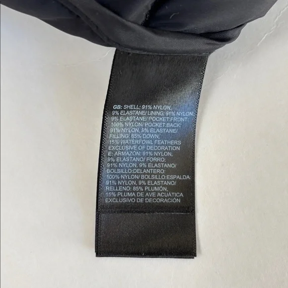 North Face 700 Goose Down Puffer Vest Black Women’s Size Small - Picture 10 of 15